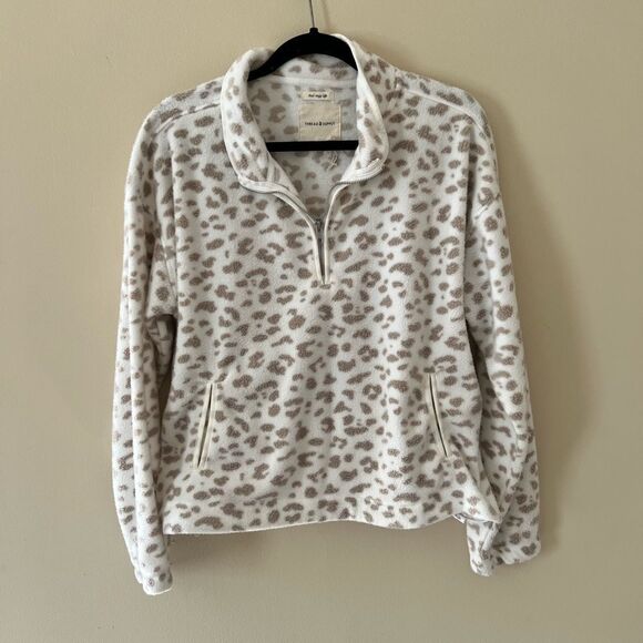 StitchFix Thread & Supply Leopard Half-Zip Jacket - Picture 7 of 7